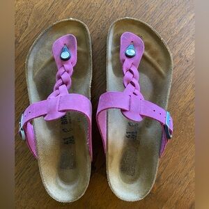 Birkenstock Sandals EU size 41. EUC. Pink/Purple